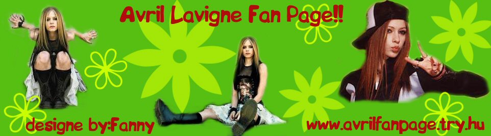 Avril Lavigne portlja!